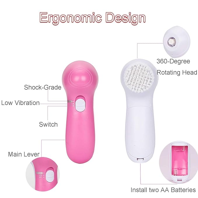 5-in-1 Facial Cleansing Brush