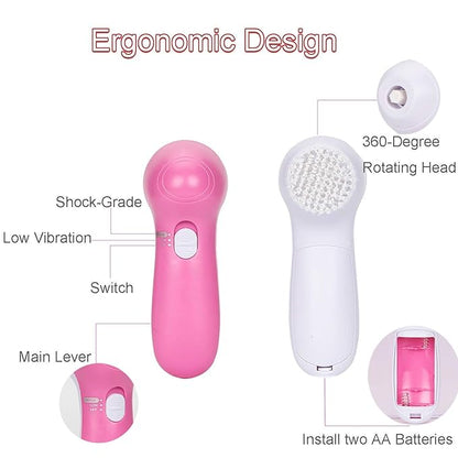 5-in-1 Facial Cleansing Brush