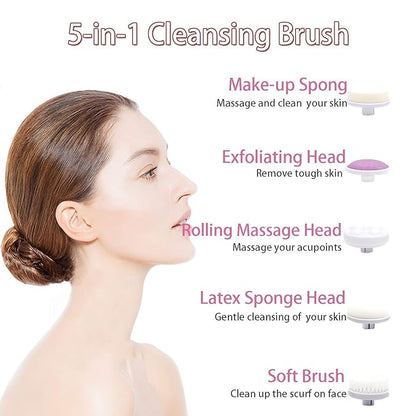5-in-1 Facial Cleansing Brush